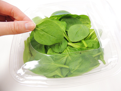 Prime Peel Spinach Packging